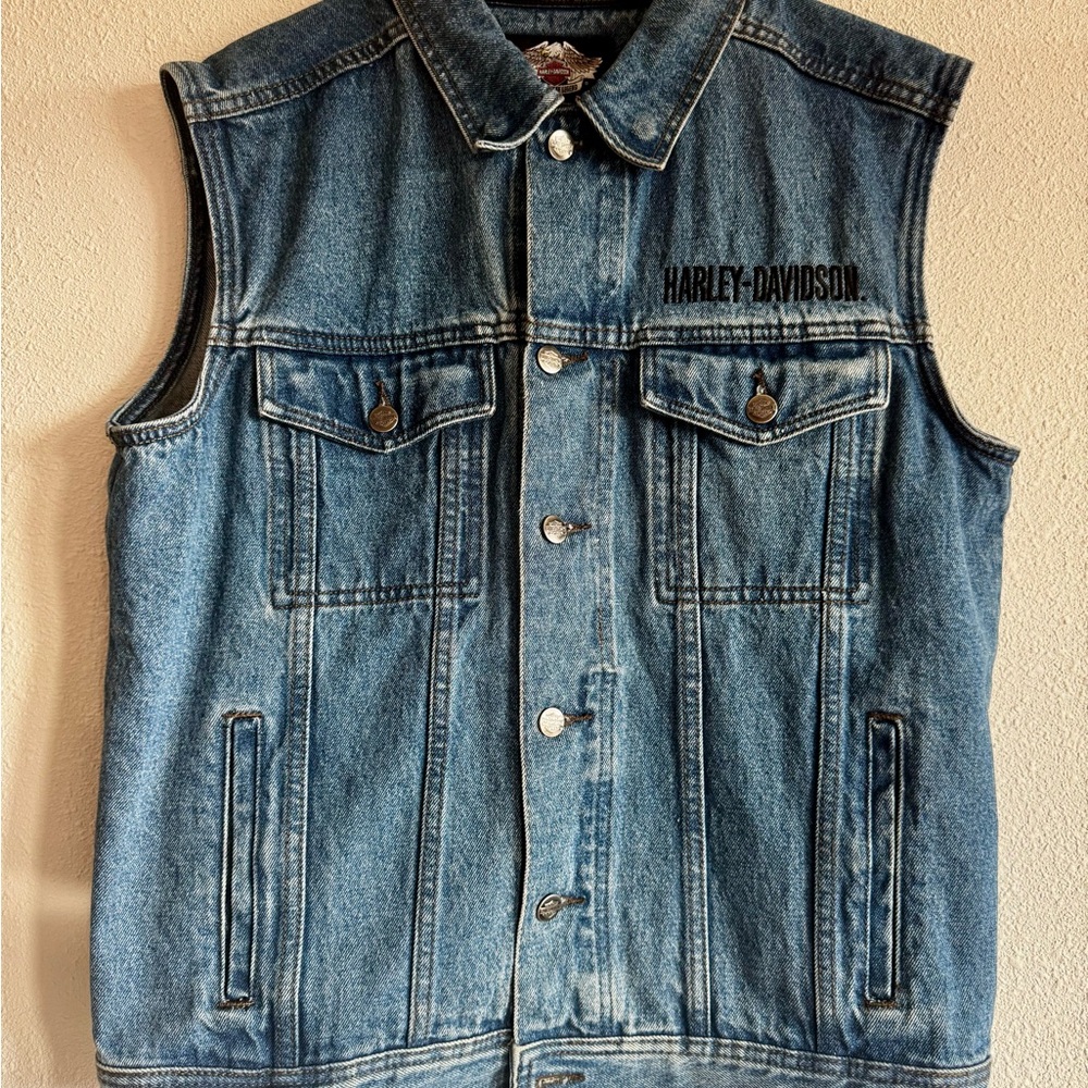 Harley-Davidson Classic Blue Denim Vest